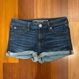 American Eagle Mid-rise Denim Shorts
